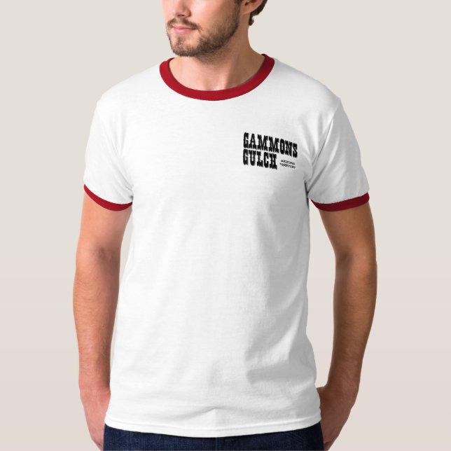 T-shirts Tshirt da lembrança do Gulch dos Gammons (Frente)
