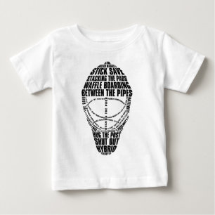 T-shirts TShirt da máscara do Goalie do hóquei