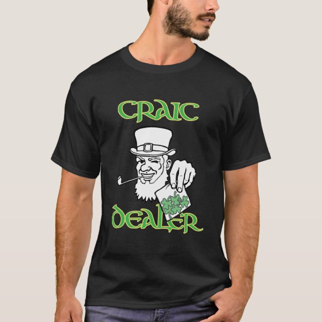 T-shirts TShirt da obscuridade do negociante de Craic (Frente)