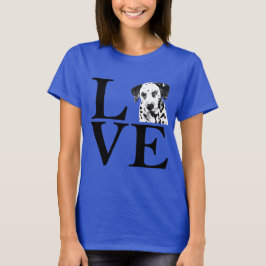T-shirts Tshirt Dalmatian do amor