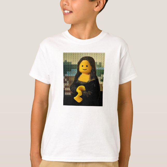 T-shirts Tshirt de Mona Lisa para miúdos (Frente)