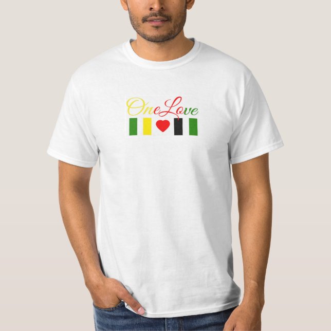 T-shirts Tshirt do amor do valor um (Frente)