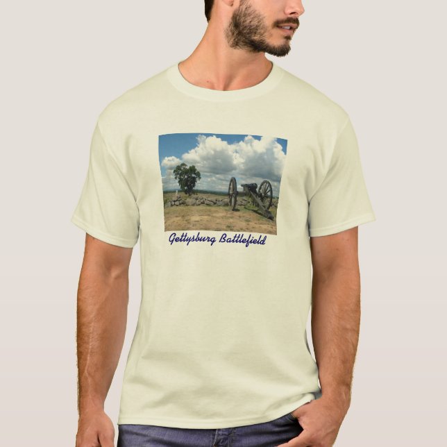 T-shirts Tshirt do campo de batalha de Gettysburg (Frente)