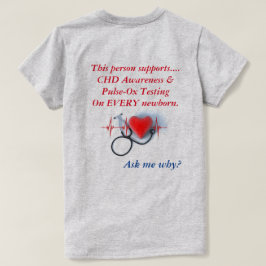T-shirts Tshirt do CHD das mulheres
