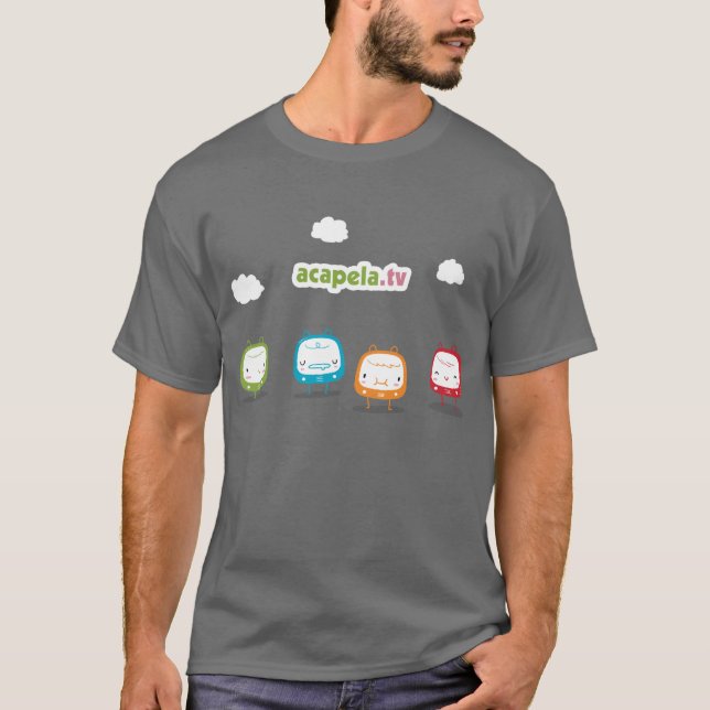 T-shirts Tshirt do cinza de acapela.tv (Frente)