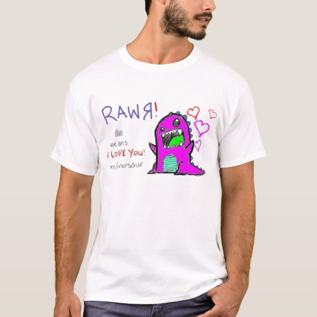 T-shirts Tshirt do dinossauro (Frente)