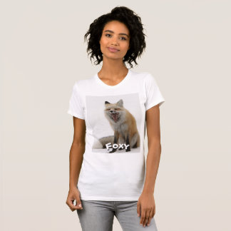 T-shirts Tshirt do Fox, T foxy, roupa dos animais selvagens