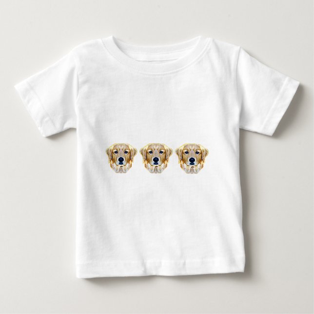 T-shirts Tshirt do golden retriever (Frente)