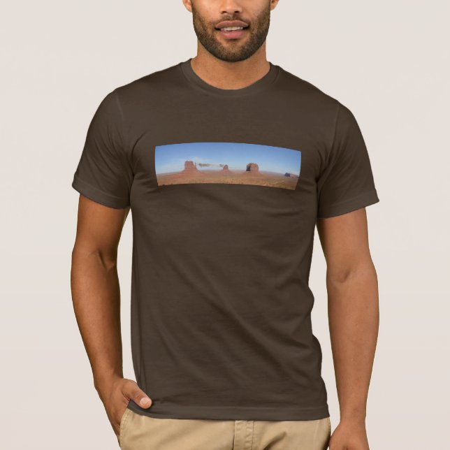 T-shirts Tshirt do panorama do vale do monumento (Frente)
