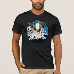 T-shirts tshirt dos suportes do futebol de Italia