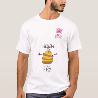 T-shirts Tshirt engraçado das batatas fritas