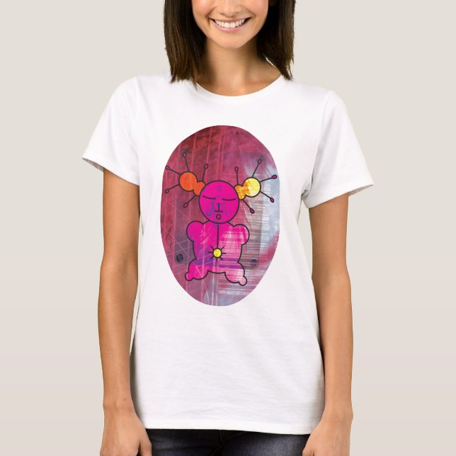T-shirts tshirt femme geisha space (Frente)