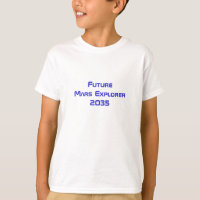 Tshirt futuro da viagem espacial do explorador do