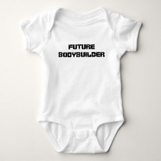 T-shirts Tshirt futuro do bebê do Bodybuilder