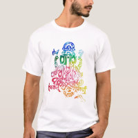 Tshirt Ganesh Mantra watercolor
