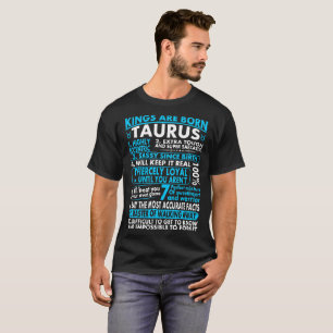 T-shirts Tshirt leal Sassy dos reis Ser Nascido Taurus