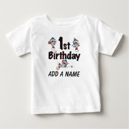 T-shirts Tshirt personalizado do primeiro aniversario do