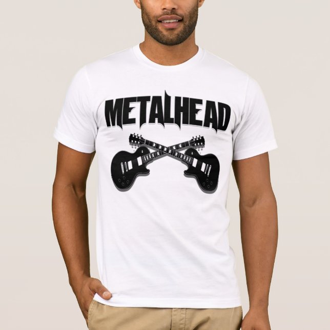 T-shirts Tshirt principal do metal (Frente)
