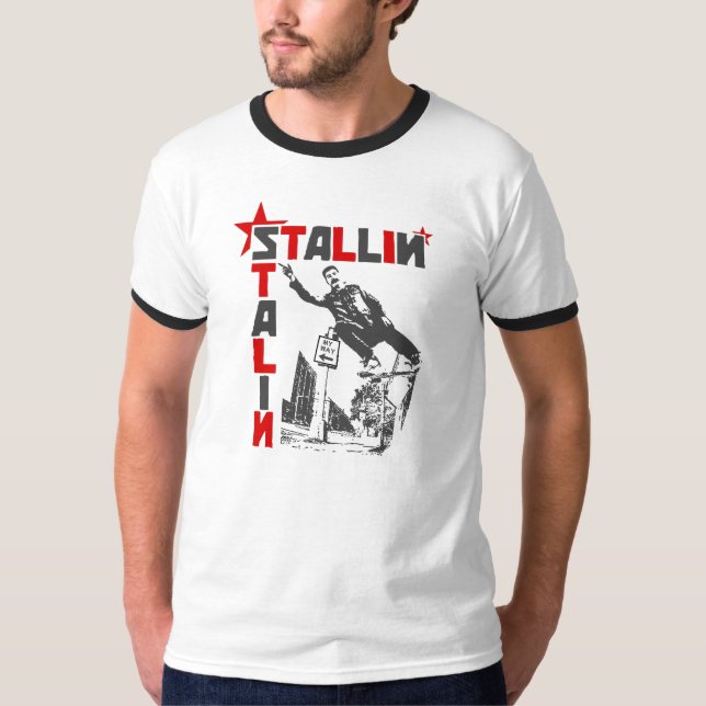 T-shirts Tshirt retro de Stallin Stalin (Frente)