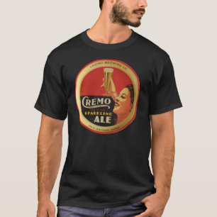 T-shirts Tshirt Sparkling da cerveja inglesa de Cremo