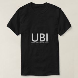 T-SHIRTS TSHIRT UNIVERSAL DA AGÊNCIA DE INVESTIGAÇÃO
