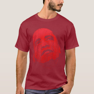 T-shirts TShirt vermelho afligido de Obama