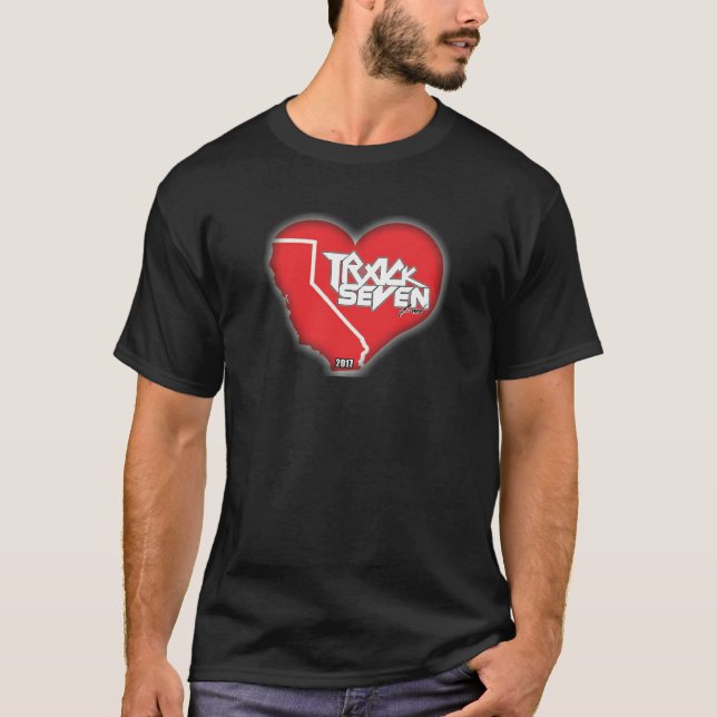 T-shirts TSicterícia Banda California Love Tour de sete hom (Frente)