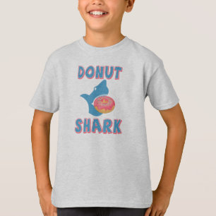 T-shirts Tubarão comendo uma rosquinha
