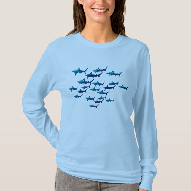 T-shirts Tubarões (Frente)