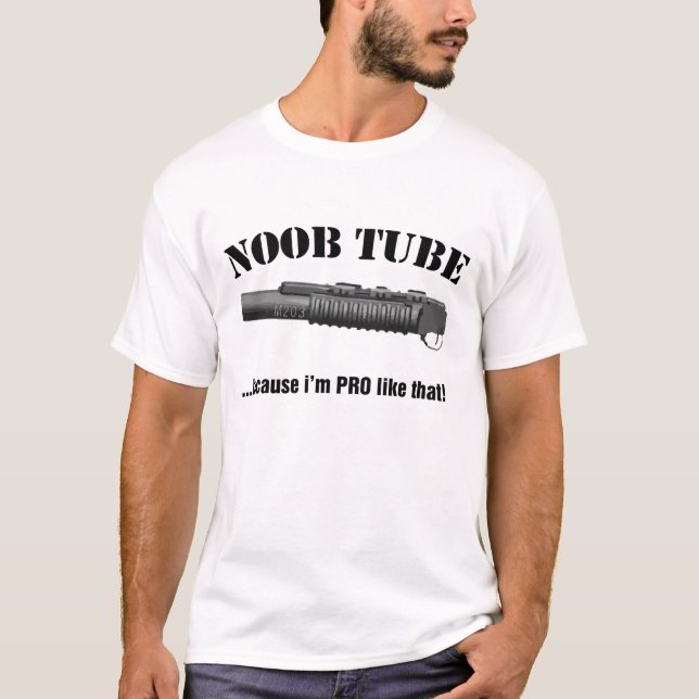 T-shirts Tubo de Noob PRO (Frente)