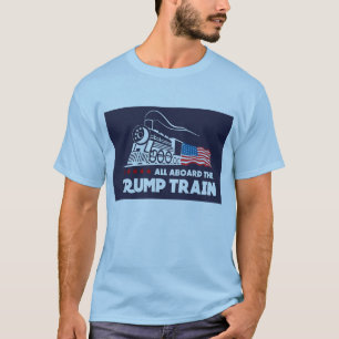 T-shirts Tudo a bordo do trem do trunfo