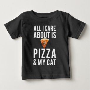 T-shirts Tudo cuidado de i é aproximadamente pizza & meu