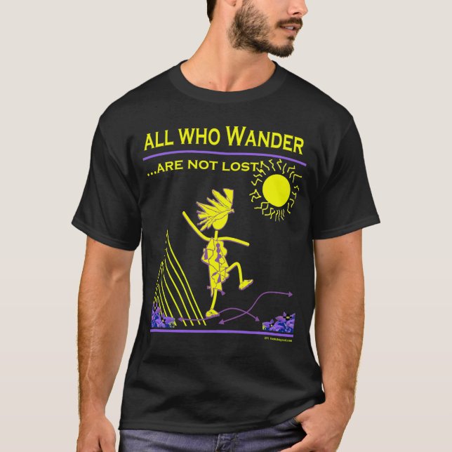 T-shirts Tudo que Wander não é perdido (Frente)