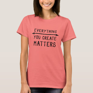 T-shirts Tudo você cria a Laço-Tintura espiral das matér