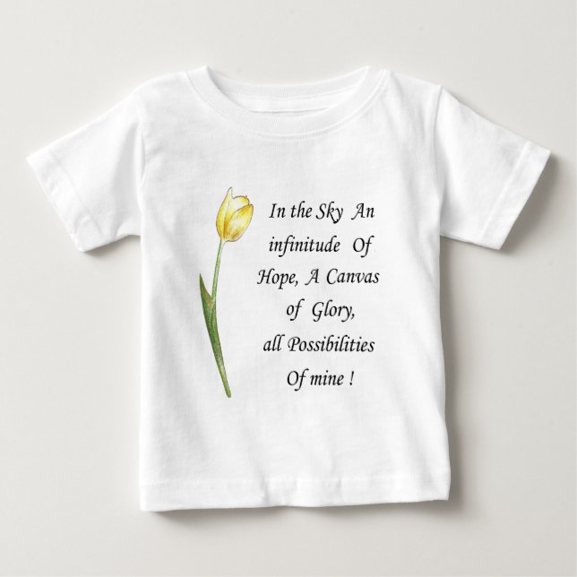 T-shirts Tulipa Amarela (Frente)