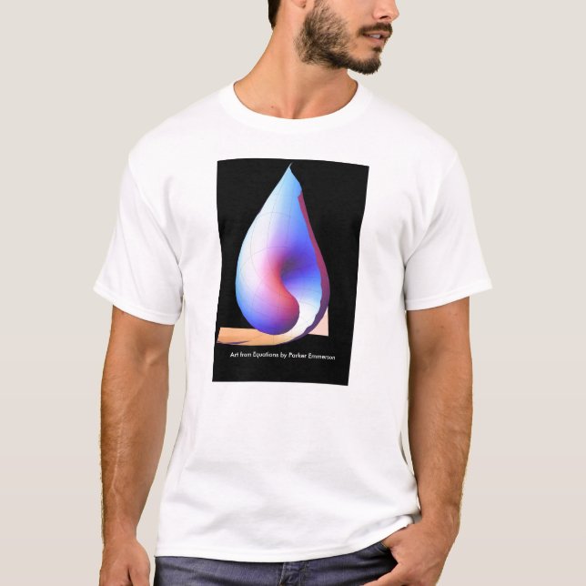 T-shirts Tulipa, arte das equações por Parker Emmerson (Frente)