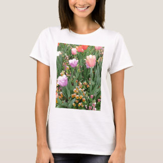 T-shirts Tulipas e Pansies