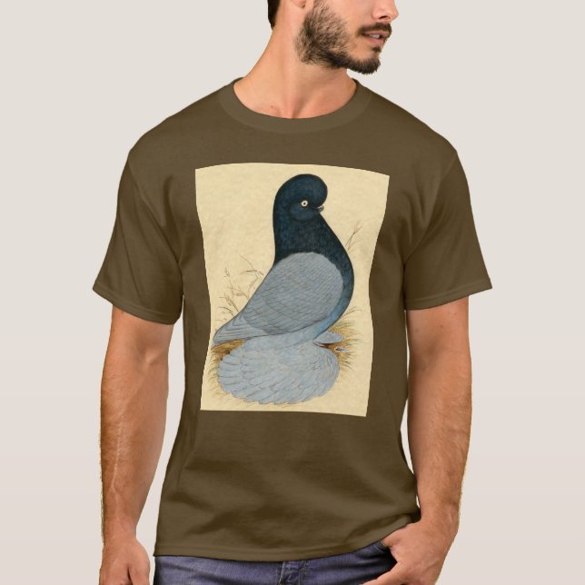 T-shirts Tumbler Pigeon Muffed Andalusian (Frente)