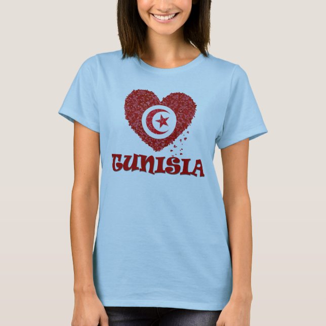 T-shirts Tunísia (Frente)