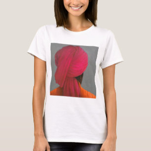 T-shirts Turbante cor-de-rosa