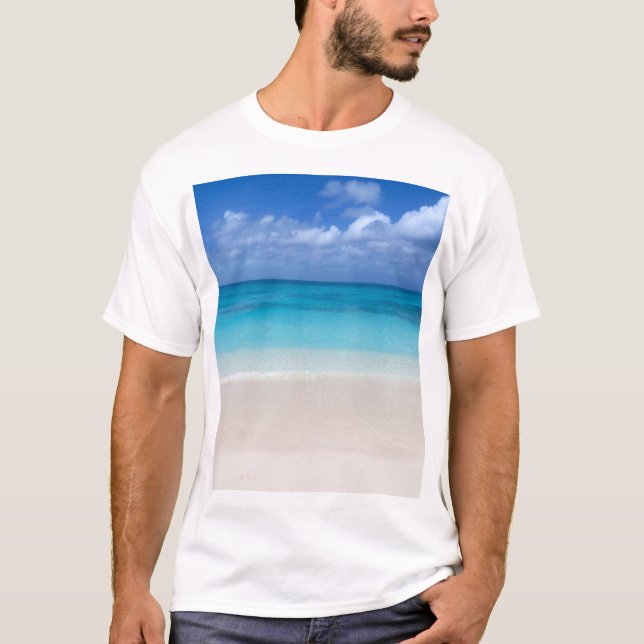 T-shirts Turcos da praia | do Leeward e foto de Caicos (Frente)