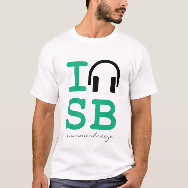 T-shirts Turquesa da assinatura do SB (Frente)