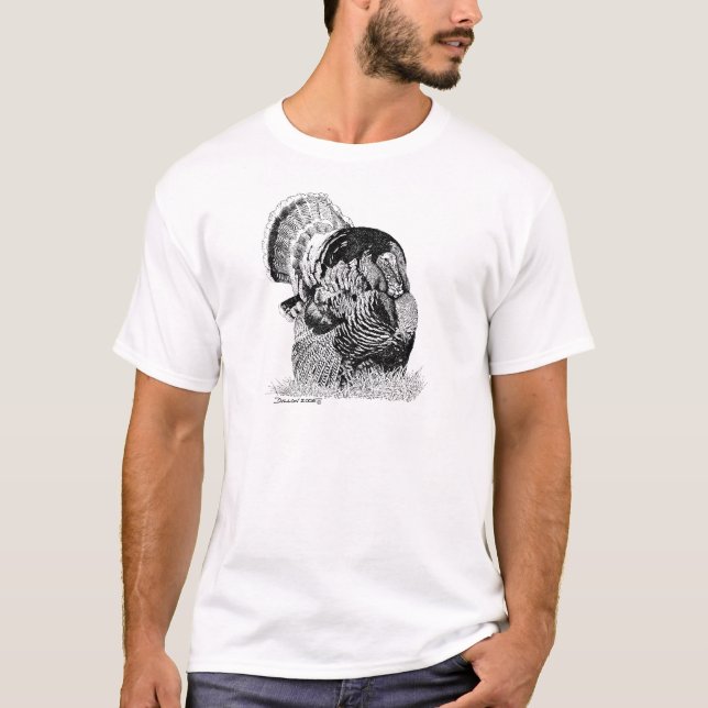 T-shirts Turquia selvagem (Frente)