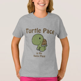 T-shirts Turtle Pace é meu lugar feliz