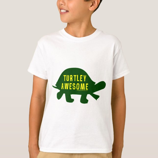 T-shirts Turtley totalmente impressionante (Frente)