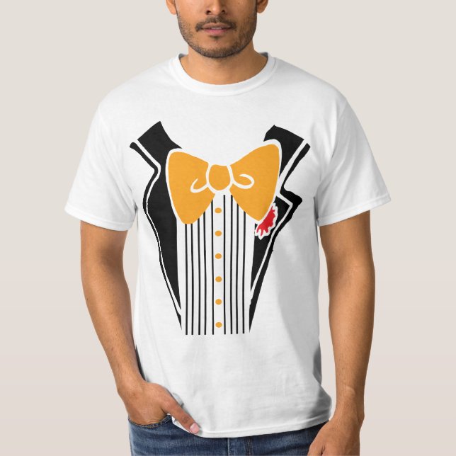 T-shirts Tuxedo - Torre Laranja (Frente)