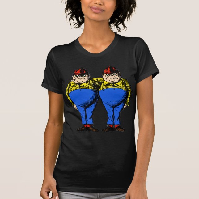 T-shirts Tweedle Dee e Tweedle Dum (Frente)