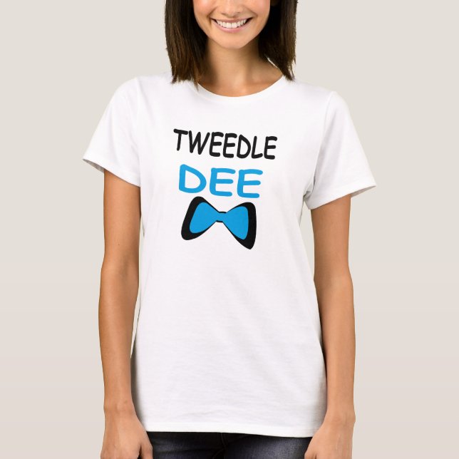 T-shirts Tweedle o casal de Dee (Frente)