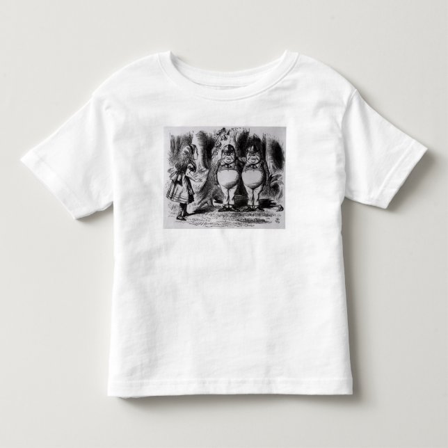 T-shirts Tweedledum e Tweedledee (Frente)
