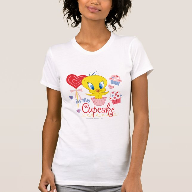 T-shirts TWEETY™ Seja meu Cupcake (Frente)